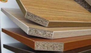 15mm particle board thickness 12mm 18mm 21mm E0 glue sturdy and durable custom cabinets using wooden boards plain or color melamine surface also make PVC PET high glossy face