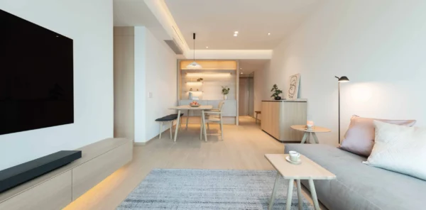 18 mm plywood 4 * 8 feet melamine laminated board E0 ENF strong quality steady wood board - Image 4