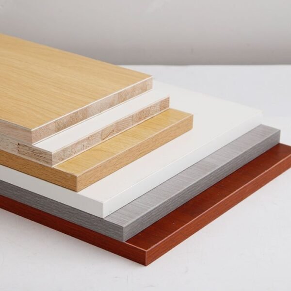 Laminated wood board 18mm stable block boards with melamine paper finished matt or glossy plywood