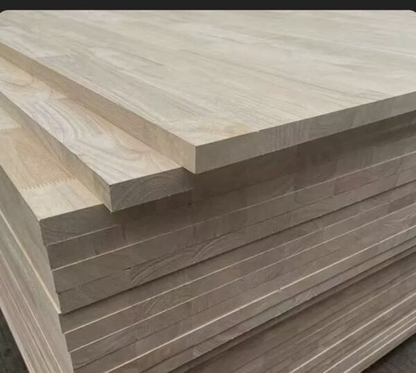 rubber wood board : 18mm 15mm edge glue solid wood oak / poplar etc. - Image 4