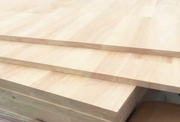 rubber wood board : 18mm 15mm edge glue solid wood oak / poplar etc. - Image 2