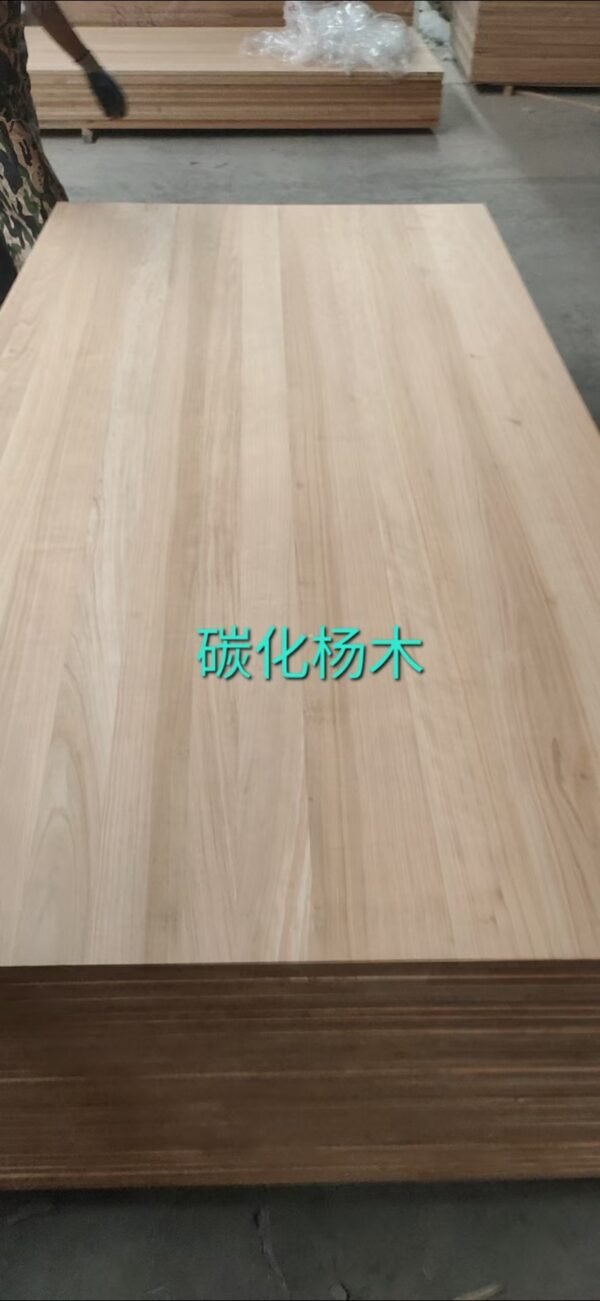 Carbonized Wood : Carbonized poplar wood 12/15/18/20/25mm joint board Small-leaf cherry - Image 4