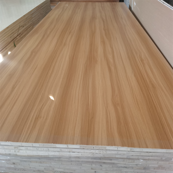 Ecological Board : Block Wood Board 18mm 15mm Great Laminated Melamine Paper Finished for Furniture